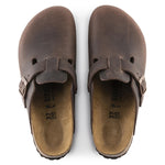 Ciabatta in pelle oliata BOSTON SFB 0159713 HABANA BIRKENSTOCK Habana 