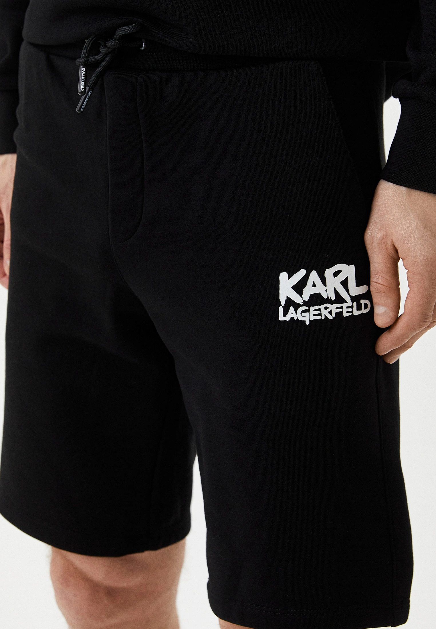 Shorts con logo 705094 531900 990 KARL LAGERFELD Black 