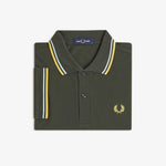 Polo manica corta M3600 05B FRED PERRY Hntngr/lgic/lmnb 