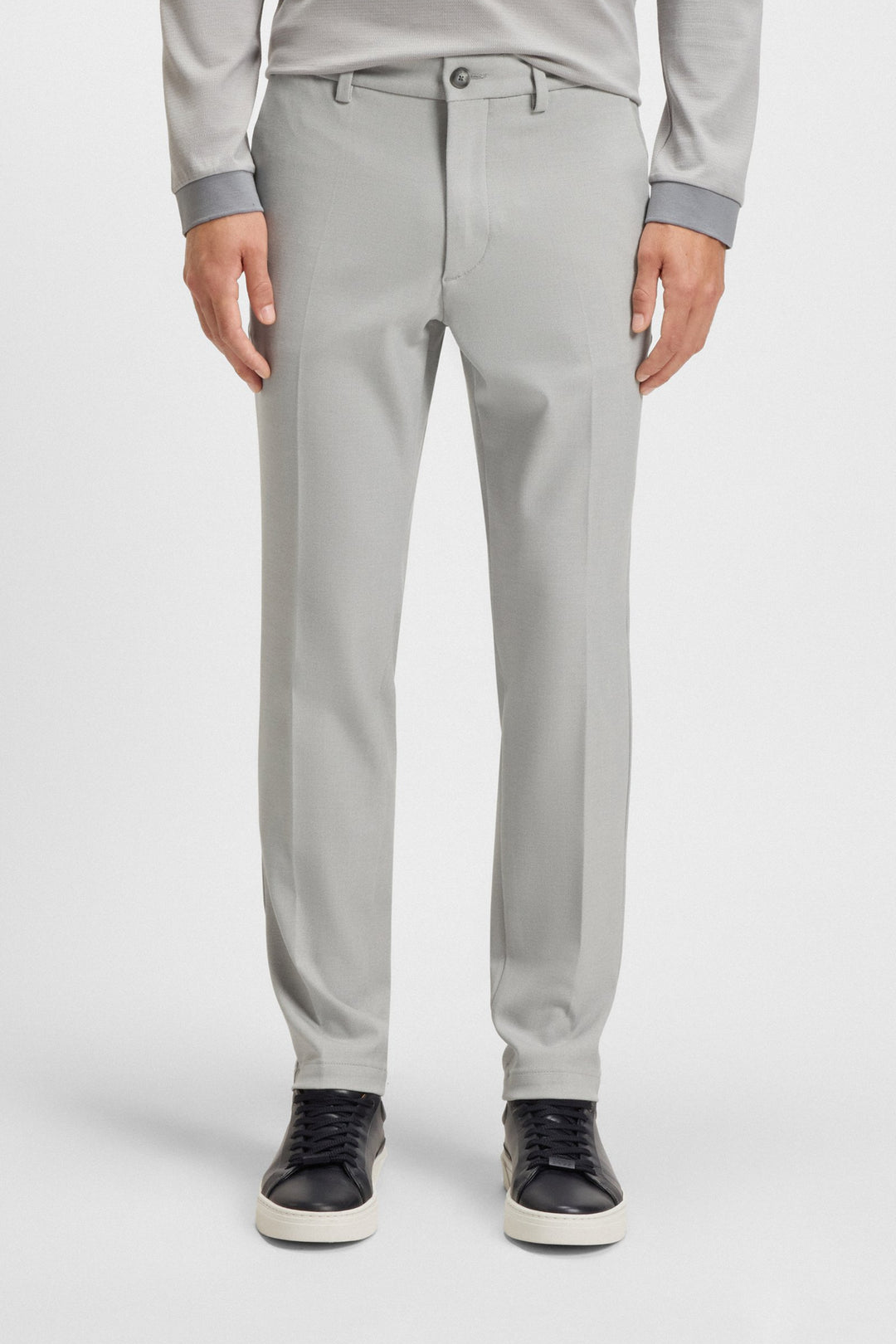Pantalone in tessuto tecnico 50549473 10274675 01 047 BOSS Silver 