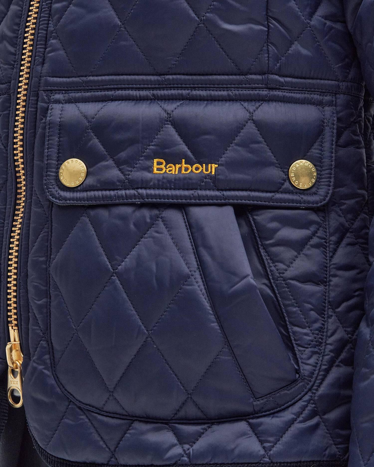 Giacca trapuntata dalla vestibilità aderente LQU1765 LQU NY71 BARBOUR Blue 