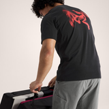 T-Shirt manica corta KRAGG SL COTTON BLURRED BIRD SS M X00000 01 ARC'TERYX Black/dynasty 
