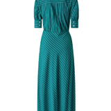 Abito fantasia manica corta 106669A33Q SE1 PINKO Mult. verde/azzurro 