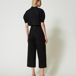 Pantaloni cropped 241TT2073 00006 TWIN SET Nero 