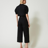 Pantaloni cropped 241TT2073 00006 TWIN SET Nero 