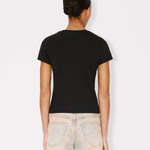 T-Shirt in cotone ricamata FG52TS2164SO 99J KENZO Black 