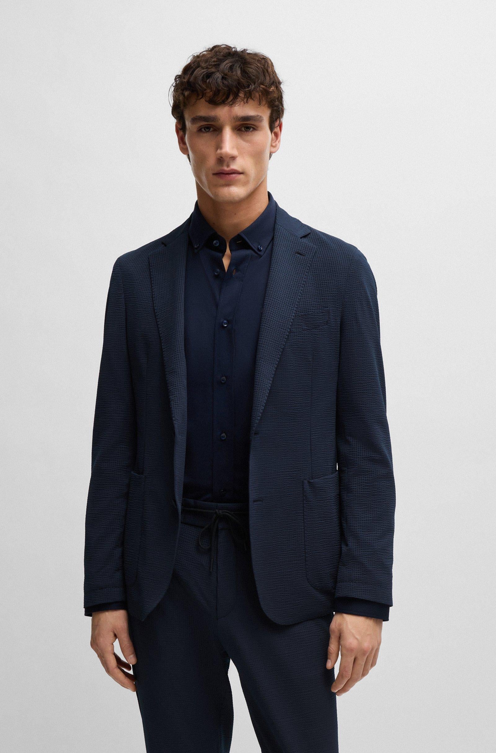 Giacca slim fit 50514616 10259399 404 BOSS Dark blue 