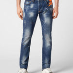 Jeans stone washed MDT3678 PDE004N 08DN PHILIPP PLEIN Clockwork orange 