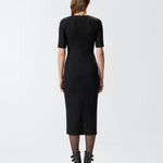 Abito midi in pizzo di maglia 105653A2TW Z99 PINKO Nero limousine 