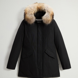 Arctic Parka in Ramar Cloth con pelliccia removibile CFWWOU0538FRUT0001 BLK WOOLRICH Black 