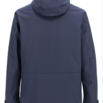 Giaccone lungo con cappuccio staccabile CFWOOU2017MRUT3496 3989 WOOLRICH Melton blue 
