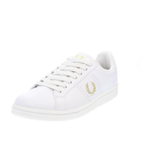 Sneaker in pelle e gomma B6312 T31 FRED PERRY White/milano/gold 