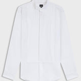 Camicia con collo in piedi e polso da gemelli 50550662 10272509 01 100 BOSS White 