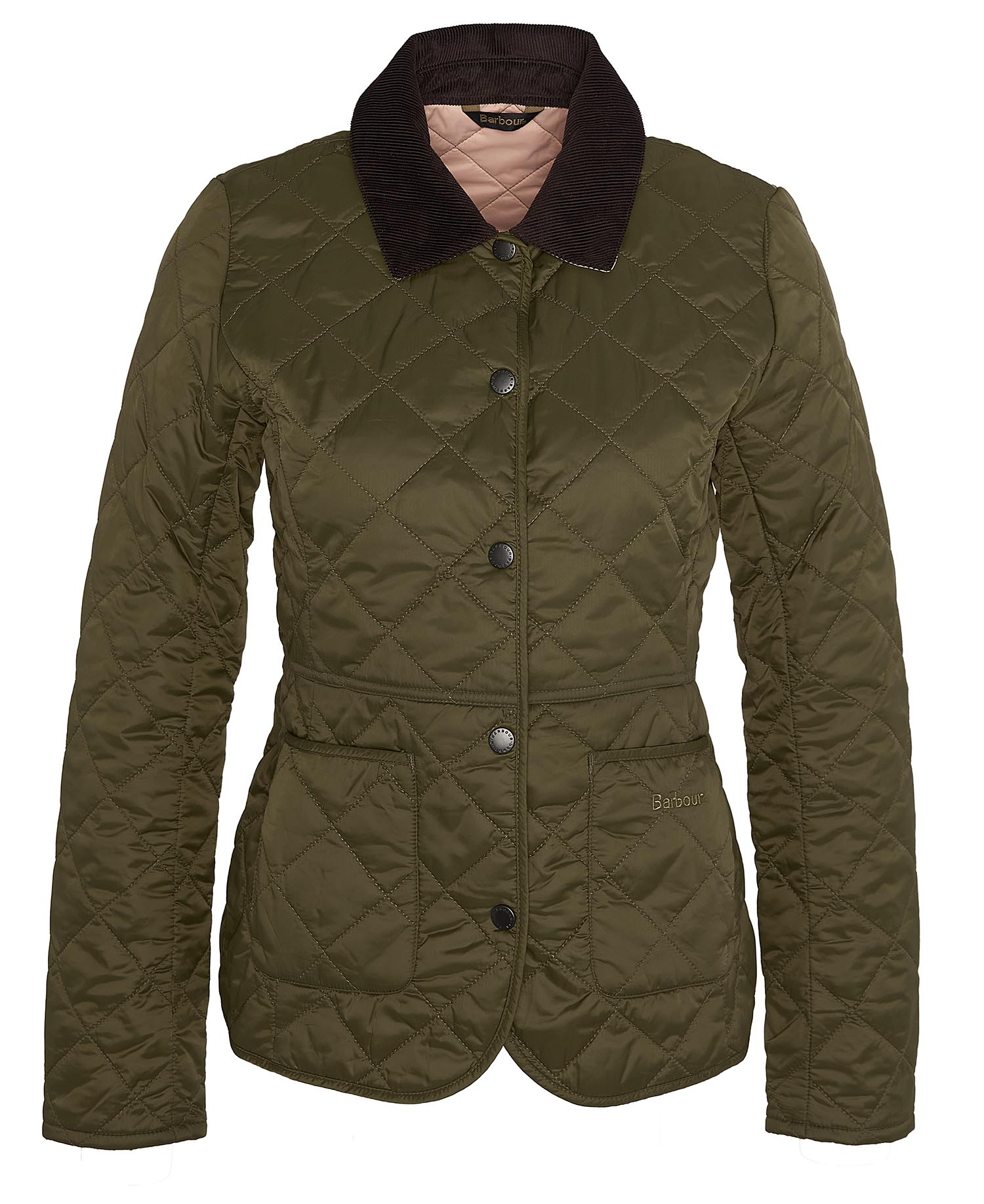 Giacca trapuntata LQU1012 LQU OL51 BARBOUR Olive/pale pink 