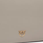 Borsa a tracolla con tre scomparti 105161A0QO I68Q PINKO Noce-antique gold 