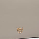 Borsa a tracolla con tre scomparti 105161A0QO I68Q PINKO Noce-antique gold 