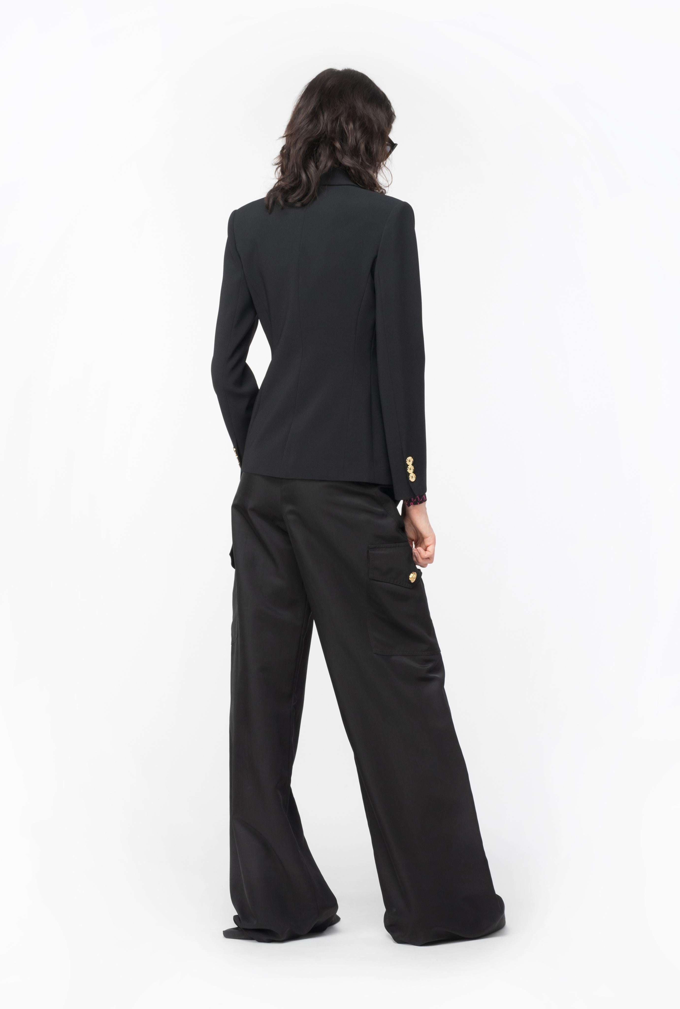 Blazer monopetto 100180A14I Z99 PINKO Black 