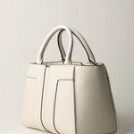 Shopper cvon profili a contrasto BS05A51E2 360 ELISABETTA FRANCHI Avorio 
