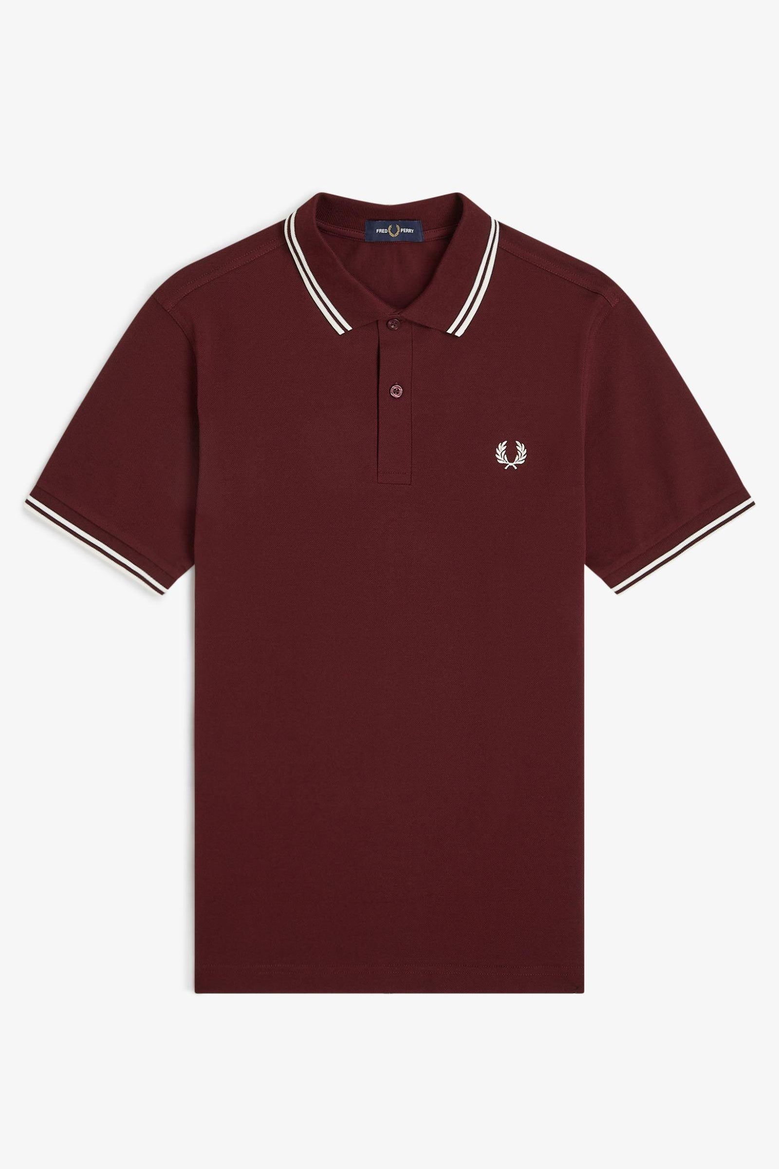 Polo manica corta M3600 597 FRED PERRY Oxblood 