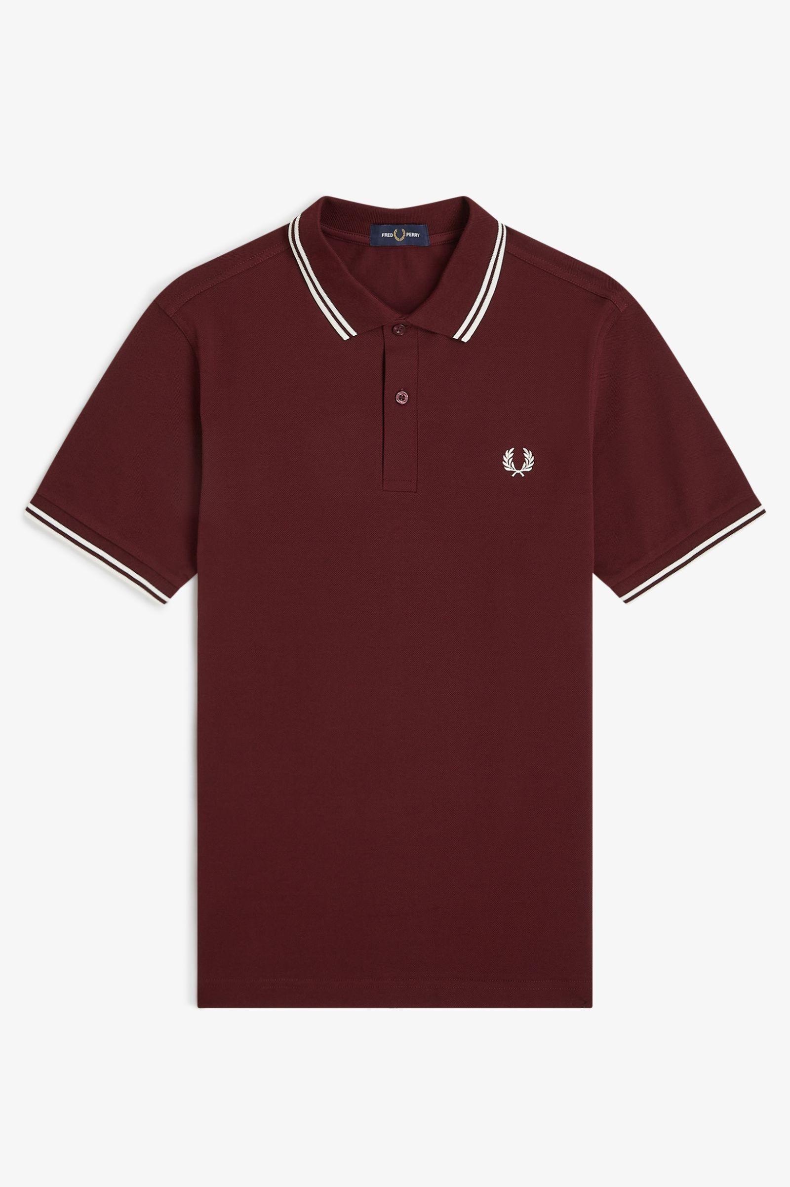 Polo manica corta M3600 597 FRED PERRY Oxblood 