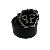 Cintura in pelle MVA0965  PLE010N 02 PHILIPP PLEIN Black 
