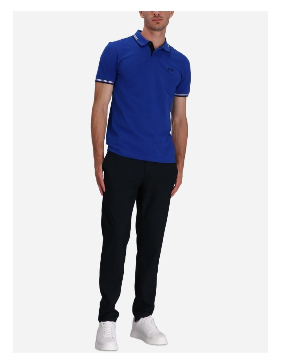 Polo manica corta 50506193 10255848 01 424 BOSS Medium blue 