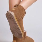 Stivali in suede con shearling STINGER MICRO W10937 CHES EMU AUSTRALIA Chestnut 