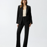 Pantaloni con piega stirata 106619A32Z Z99 PINKO Nero limousine 