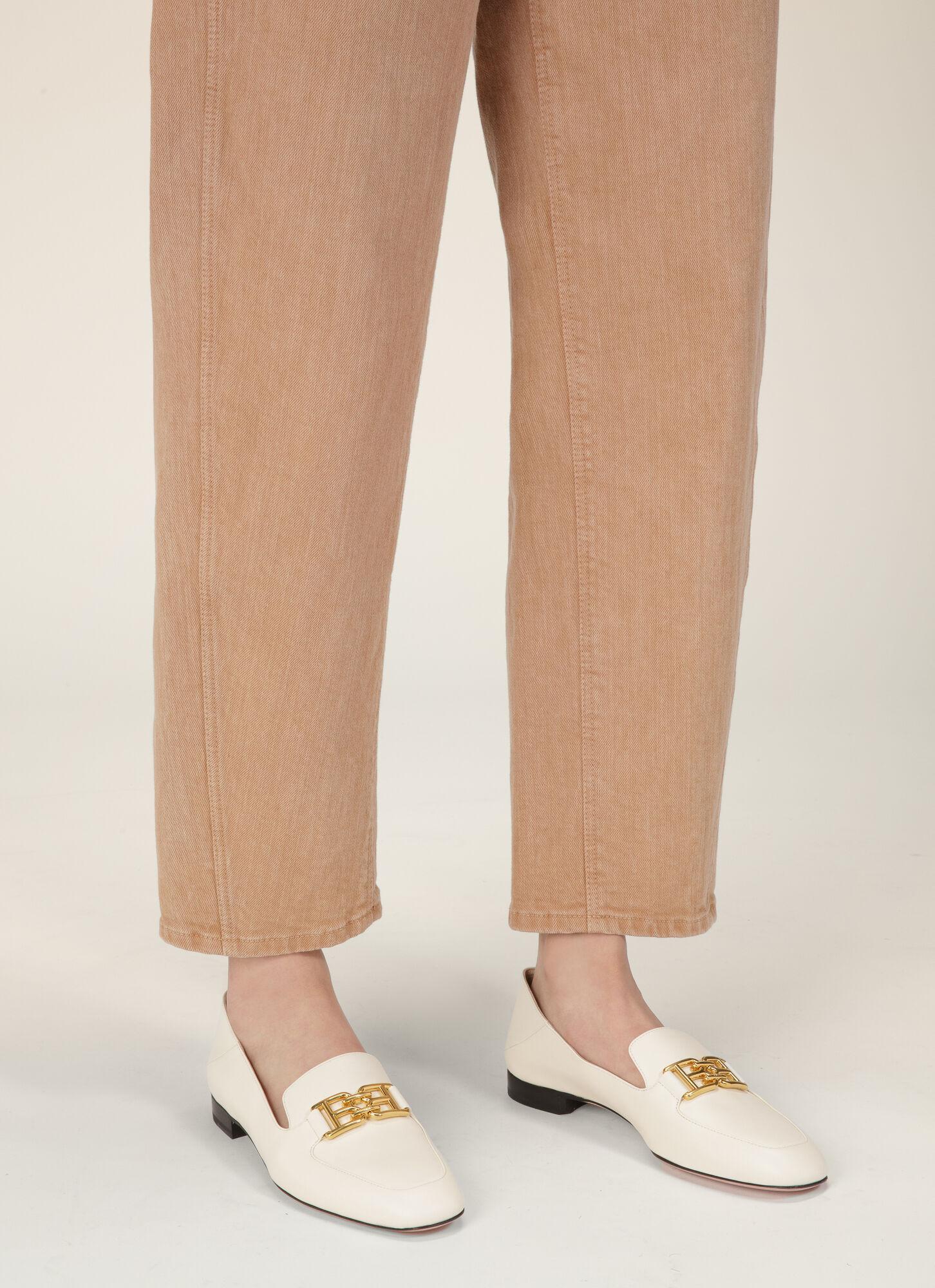 Mocassino Ellah Flat ELLAH WF1021 VT005 101E BALLY Bone 