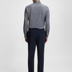 Camicia slim fit in tessuto performance 50533434 10253542 01 404 BOSS Dark blue 