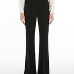 Pantalone a zampa in cady 2526136131 001 MAX MARA STUDIO Nero 