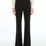 Pantalone a zampa in cady 2526136131 001 MAX MARA STUDIO Nero 