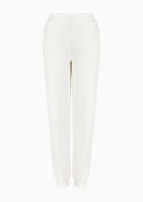 Jogger in felpa 3D2P7B 2J49Z 0101 EMPORIO ARMANI Bianco caldo 