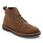 Stivale in suede allacciato UPPSALA MID 1030088 DARK TEA BIRKENSTOCK Dark tea 