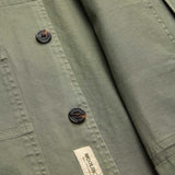 Giacca camicia in cotone CFWOOS2042MRUT5262 6667 WOOLRICH Smokey olive 