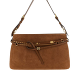 Borsa a spalla in suede 105903A0F6 L17Q PINKO Marrone-leone-antique gold 