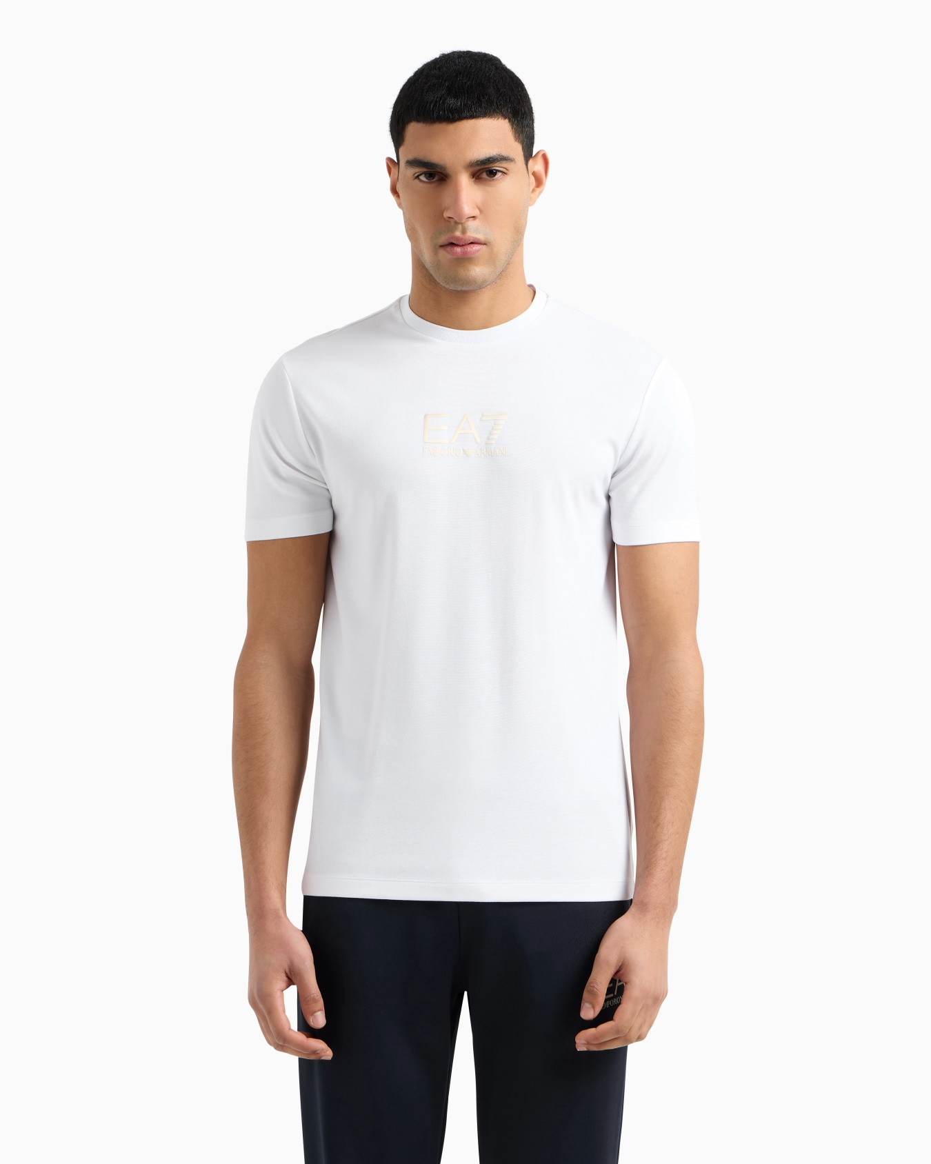 T-Shirt manica corta 7M000301 AF13739 U0002 EA7 White 