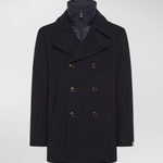Peacoat con pettorina staccabile PEU5728 01152019 215 PEUTEREY Blue 