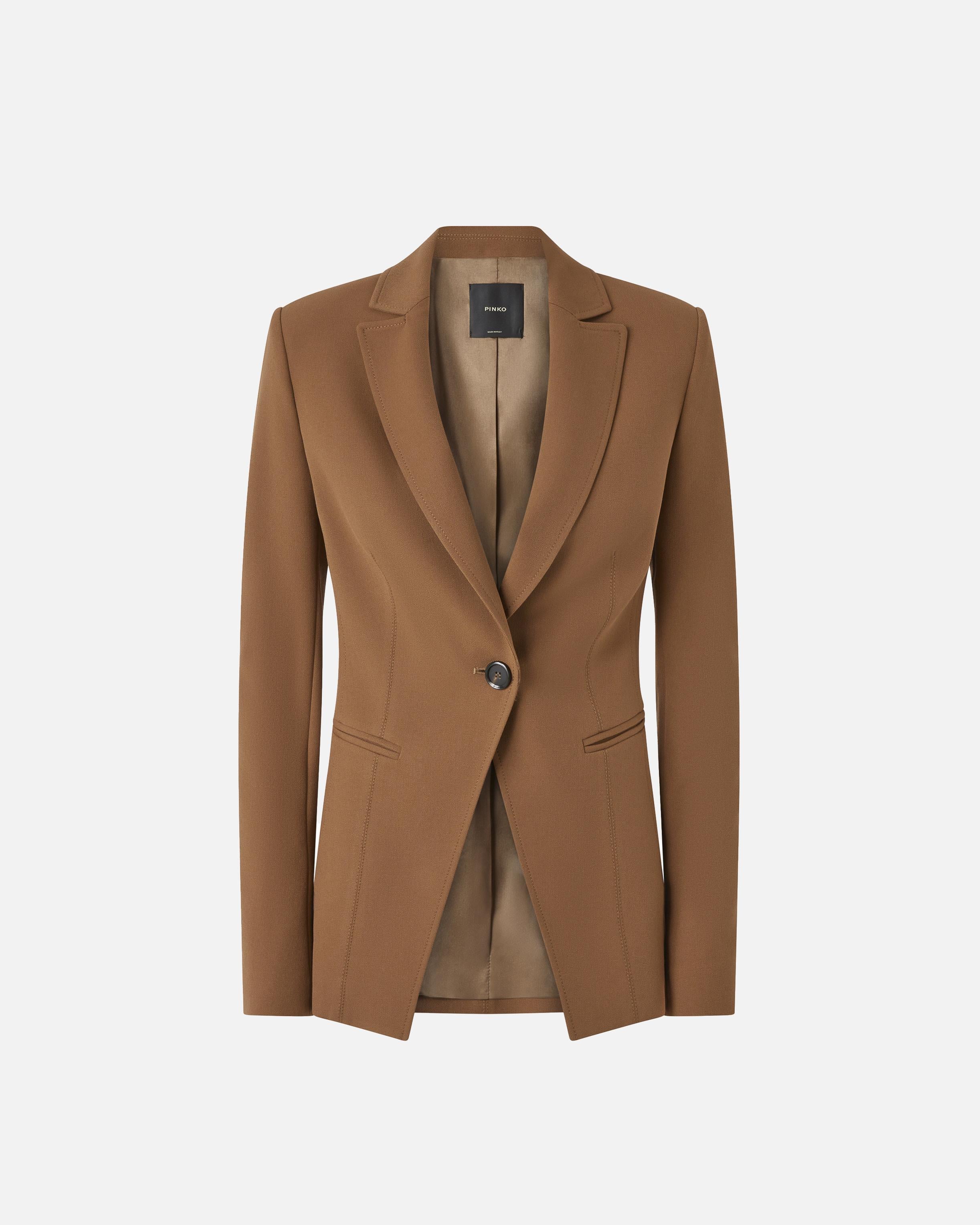 Giacca monopetto sfiancata 105687A2QV M20 PINKO Mou 