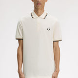 Polo manica corta M3600 79B FRED PERRY Ecru/drkml/blk 