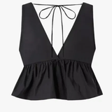 Top con laccini 106451A2LD Z99 PINKO Nero limousine 