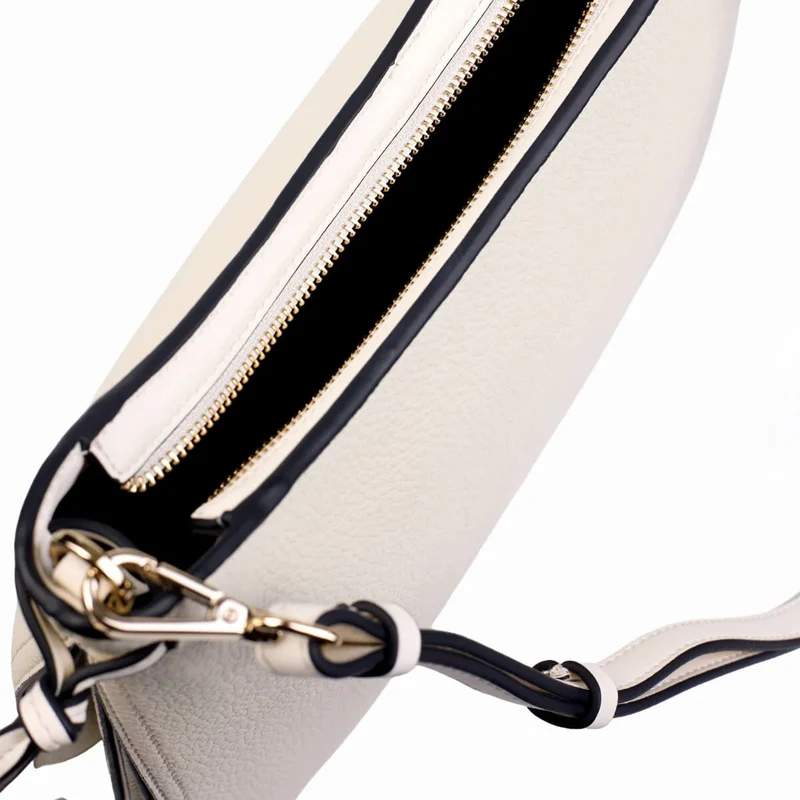 Borsa a spalla in ecopelle 12402126 IVORY ERMANNO FIRENZE Ivory 