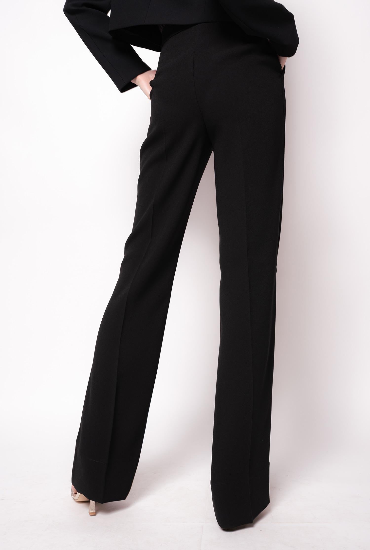 Pantalone in poly crepe LITCHI 1N13HU4575 Z99 PINKO Black 