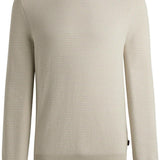 Maglia girocollo in lana 50523575 10263266 01 271 BOSS Light beige 