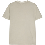 T-shirt tinta in capo in puro cotone con stampa CFWOTE0127MRUT3708 621 WOOLRICH Sage 