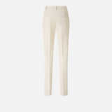 Pantaloni skinny con piega stirata 105671A2QV Z00 PINKO Bianco-gelato vaniglia 