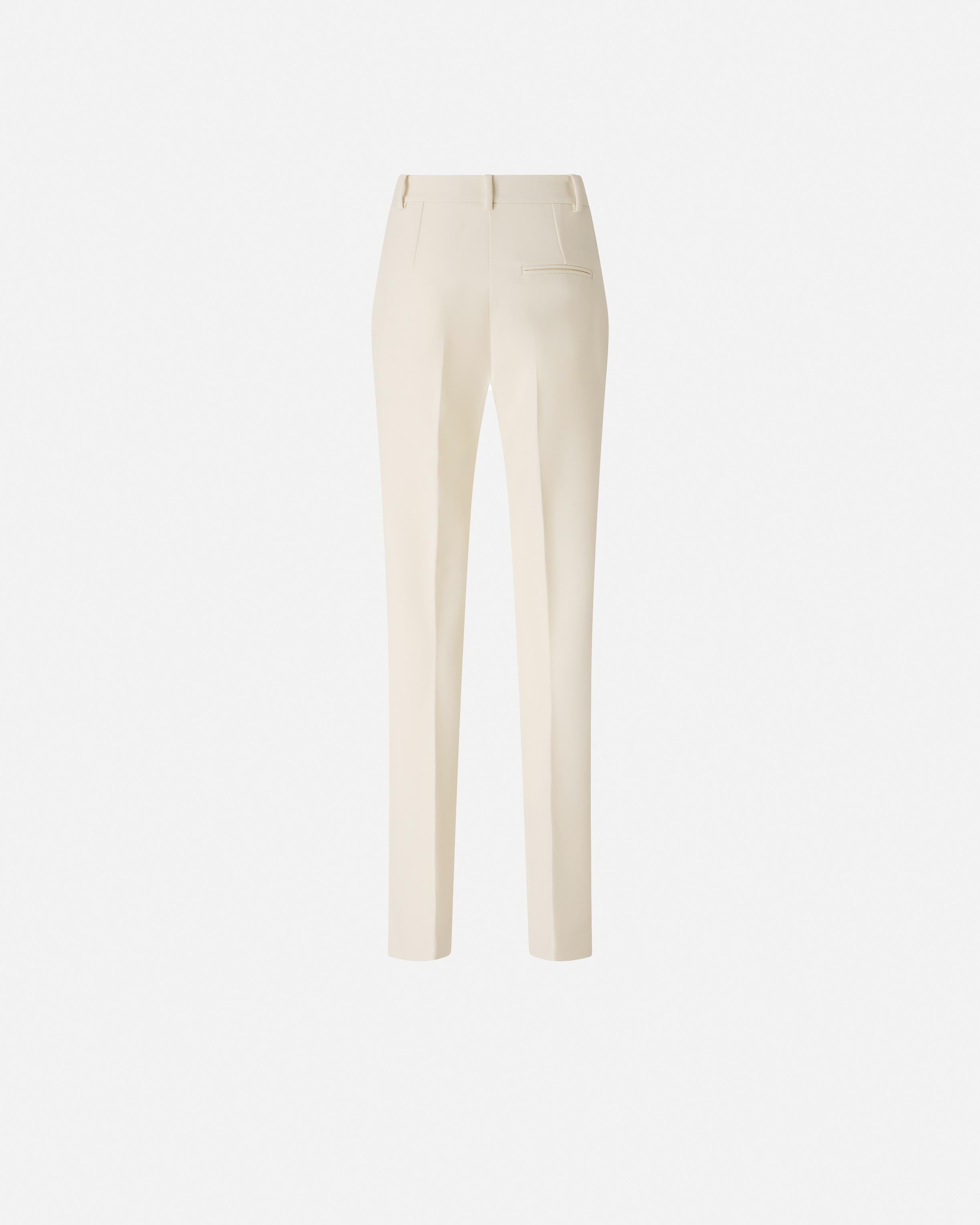 Pantaloni skinny con piega stirata 105671A2QV Z00 PINKO Bianco-gelato vaniglia 