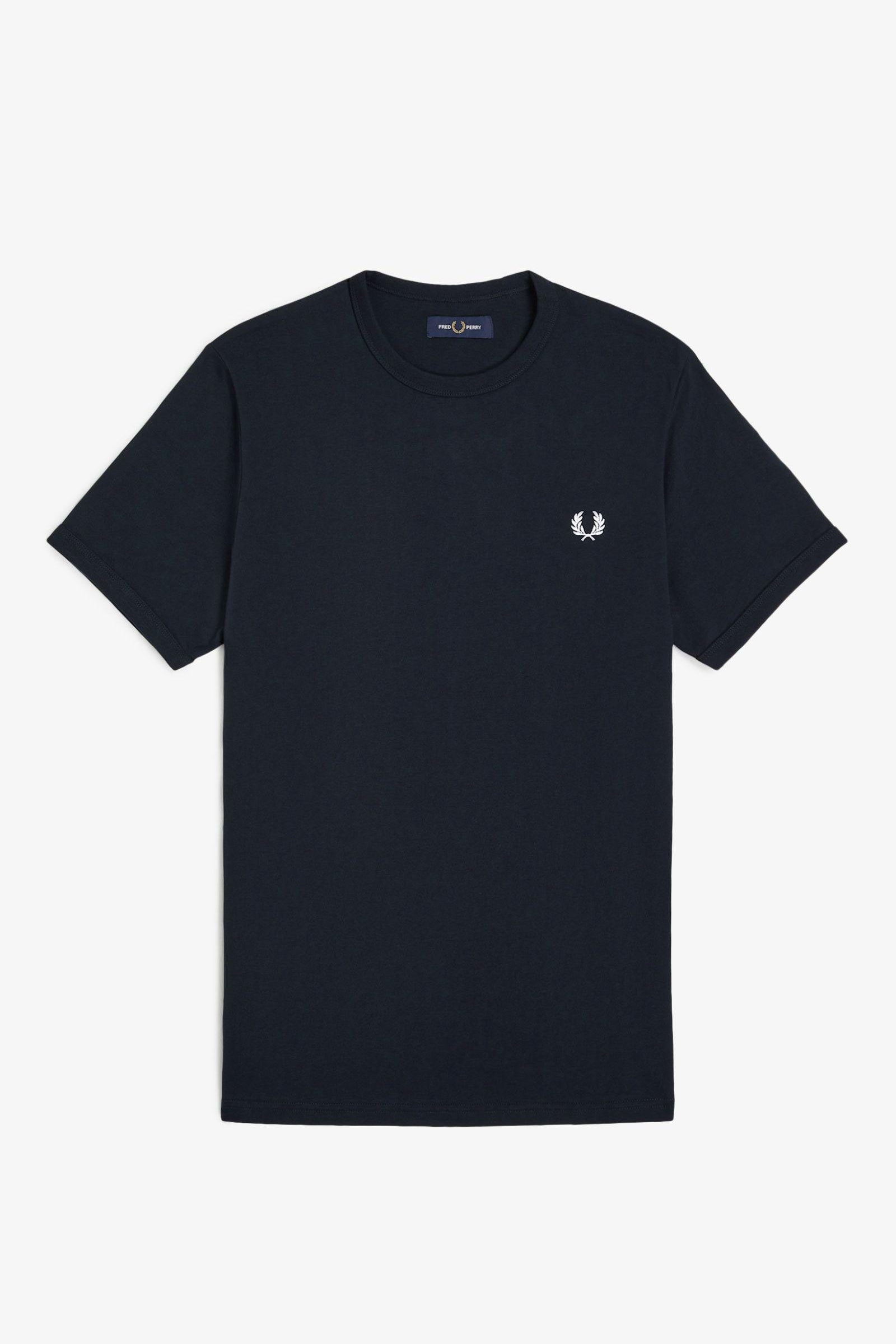 T-Shirt manica corta M3519 608 FRED PERRY Navy 
