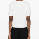 T-Shirt manica corta con applicazione D48EL027EE5 MF010 ERMANNO FIRENZE White 