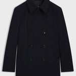Peacoat in lana e cachemire 50551081 10273687 01 404 BOSS Dark blue 